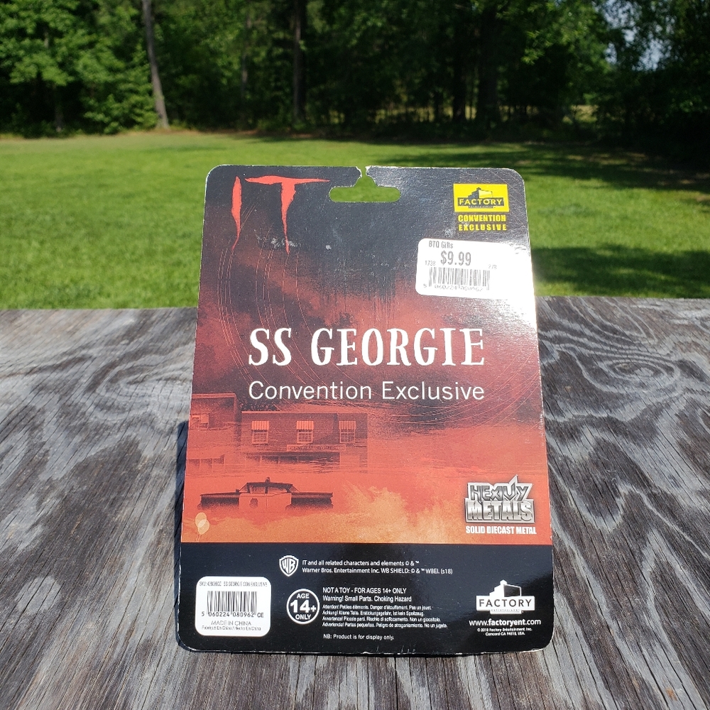 New! Factory IT 'SS Georgie Paper Boat' Solid Die-cast Heavy Metals - Picture 3 of 5